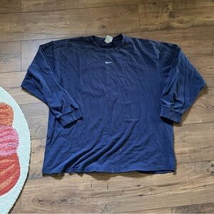 Vintage 2000s Nike Center Swoosh LongSleeve Shirt